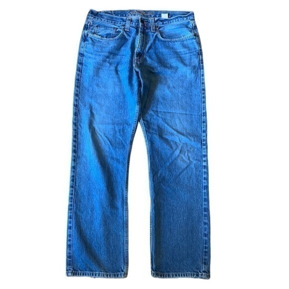 Eddie Bauer Men’s Straight Jeans size 34 X 32 medium blue wash